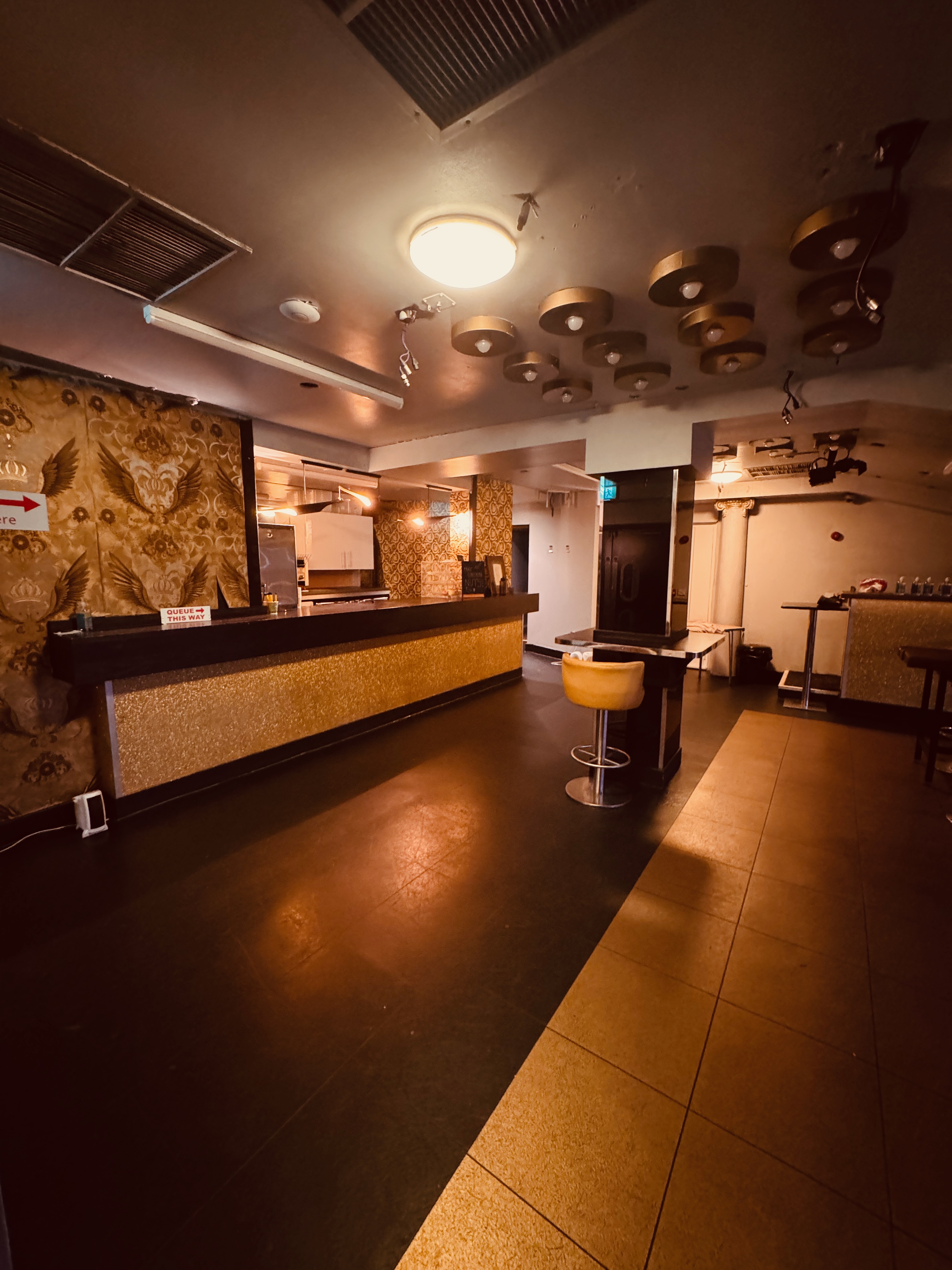 The Upper Room bar and seating